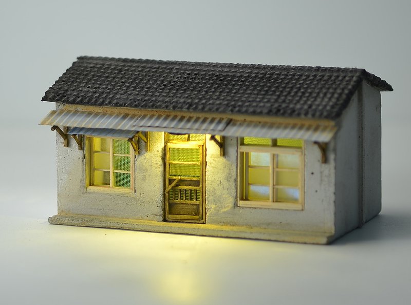 水泥老屋創作--眷村老屋 - 擺飾/家飾品 - 水泥 咖啡色