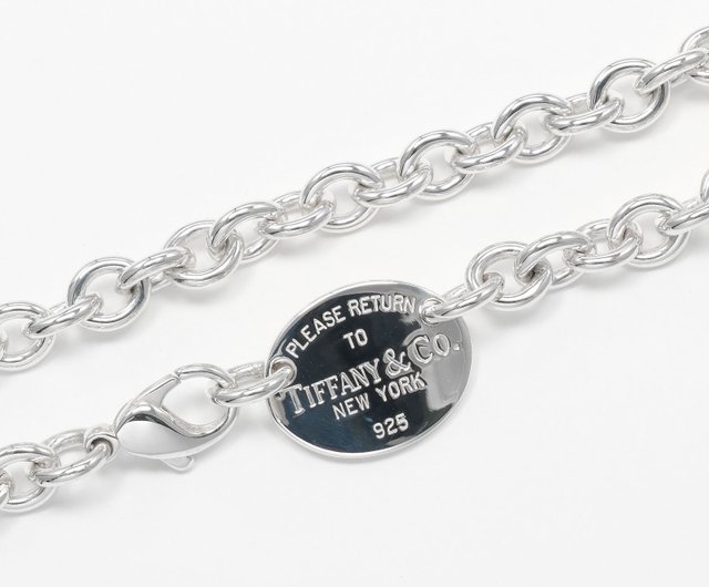 TIFFANY&Coネックレス リターントゥティファニー オーバルタグ シルバー