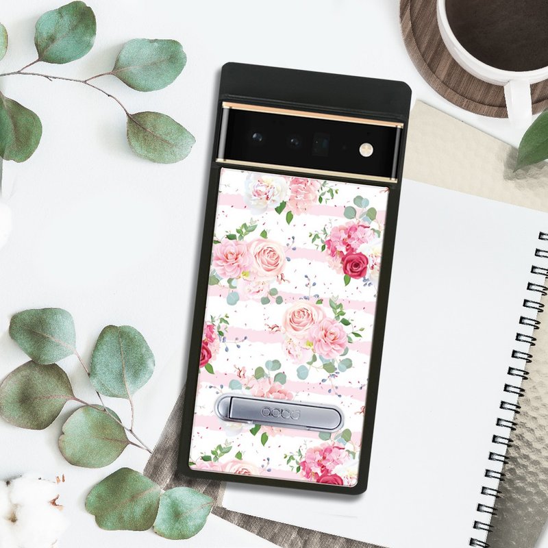 apbs Google Pixel 9/8/7/6 Series Shock Absorbing Stand Phone Case-Romantic Moment - เคส/ซองมือถือ - วัสดุอื่นๆ หลากหลายสี