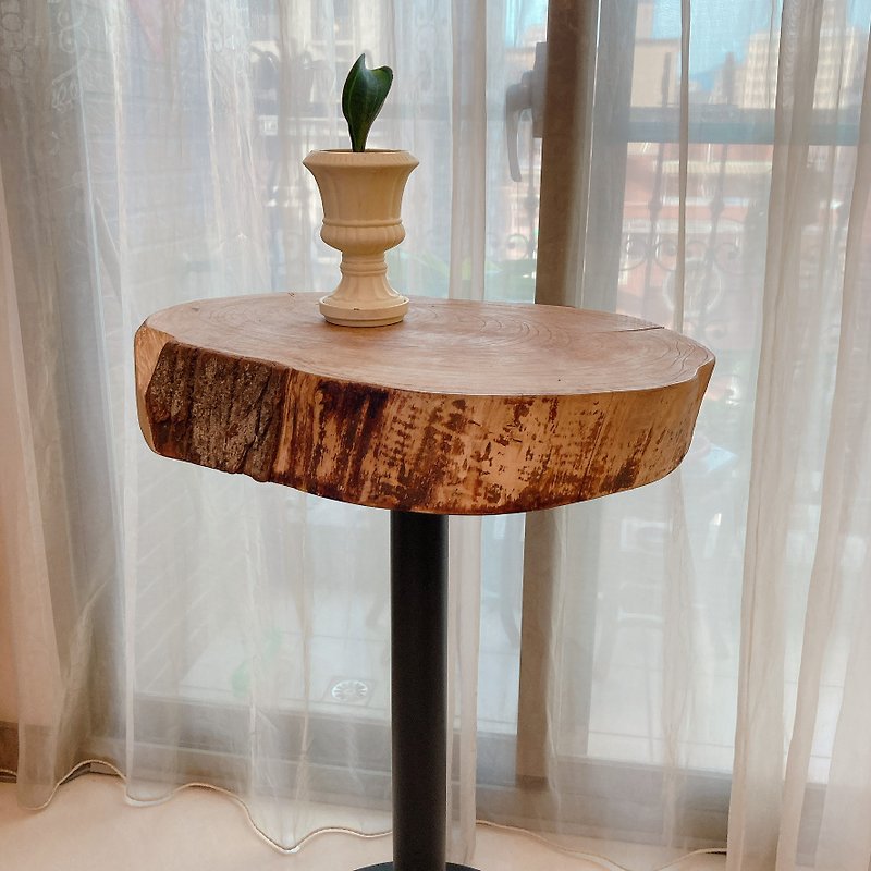 Irregular industrial style side table