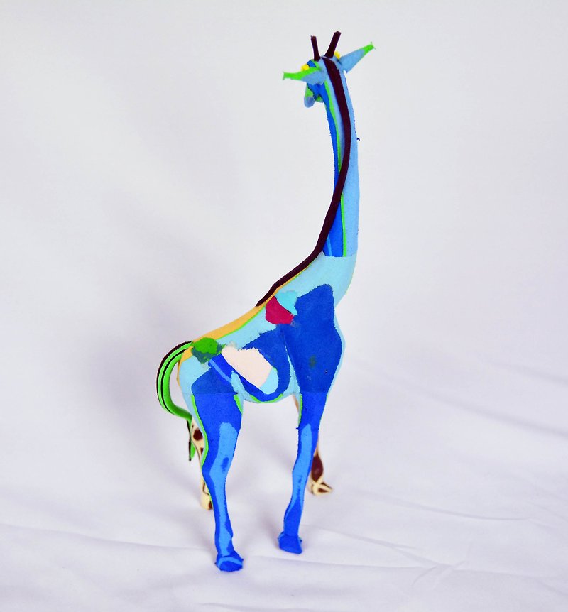 Waste drag large sea animals _ _ _ giraffe fair trade - Kids' Toys - Other Materials Multicolor