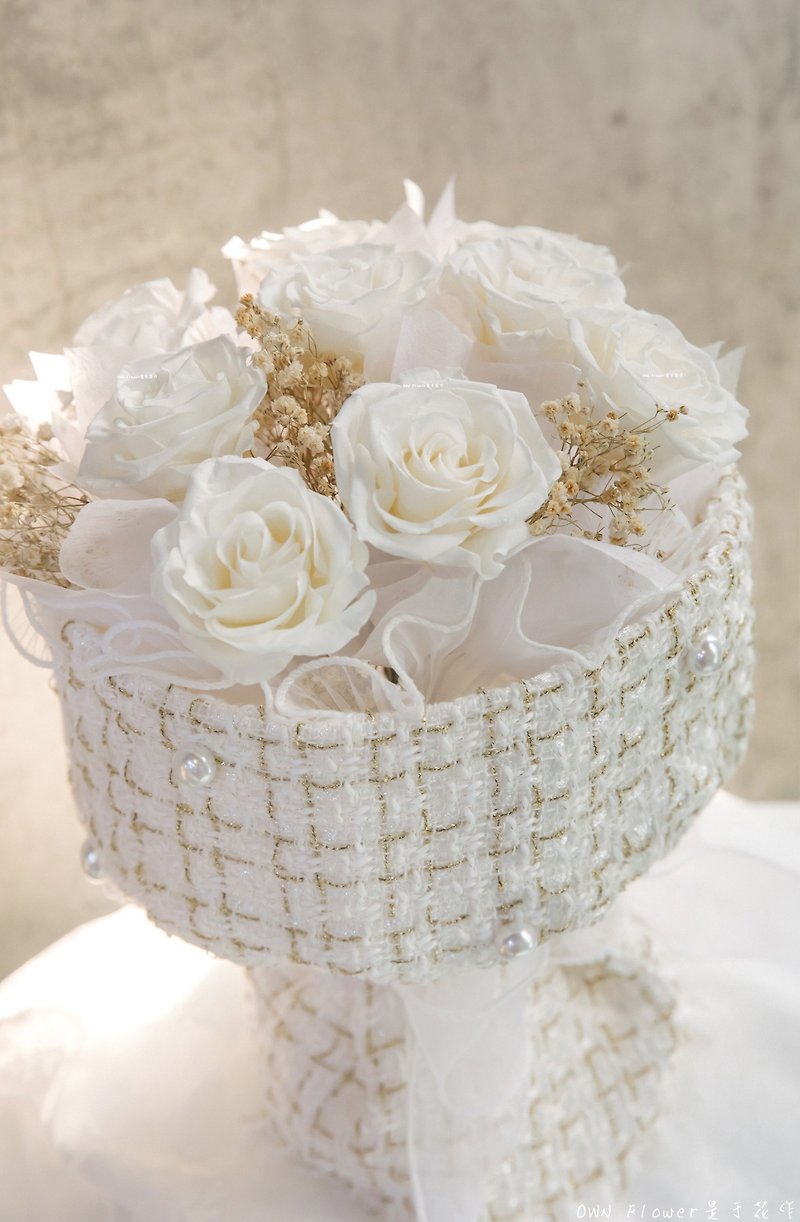 Small Fragrance Bouquet/Chanel Bouquet/Perpetual Flower Bouquet/Ecuadorian Rose/Russian Immortality Bouquet