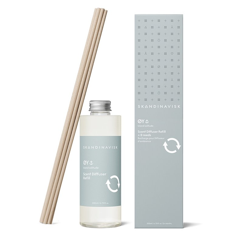 Skandinavisk ∣ New packaging! Diffuser refill bottle - ØY Island Time - น้ำหอม - วัสดุอื่นๆ สีน้ำเงิน