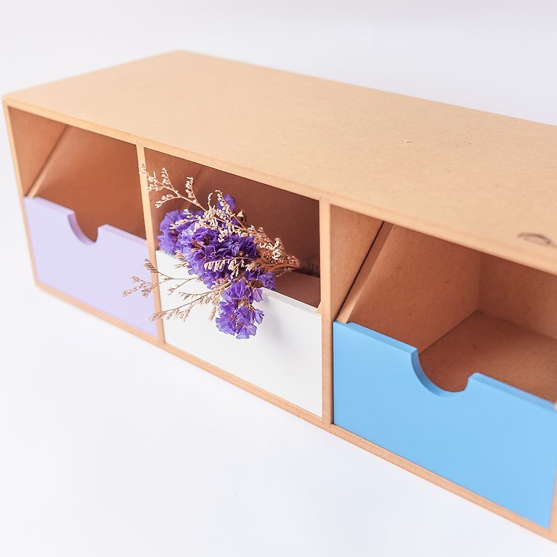 【Orthogonal dual-use storage box】 handmade wooden stationery custom gift box - กล่องเก็บของ - ไม้ 