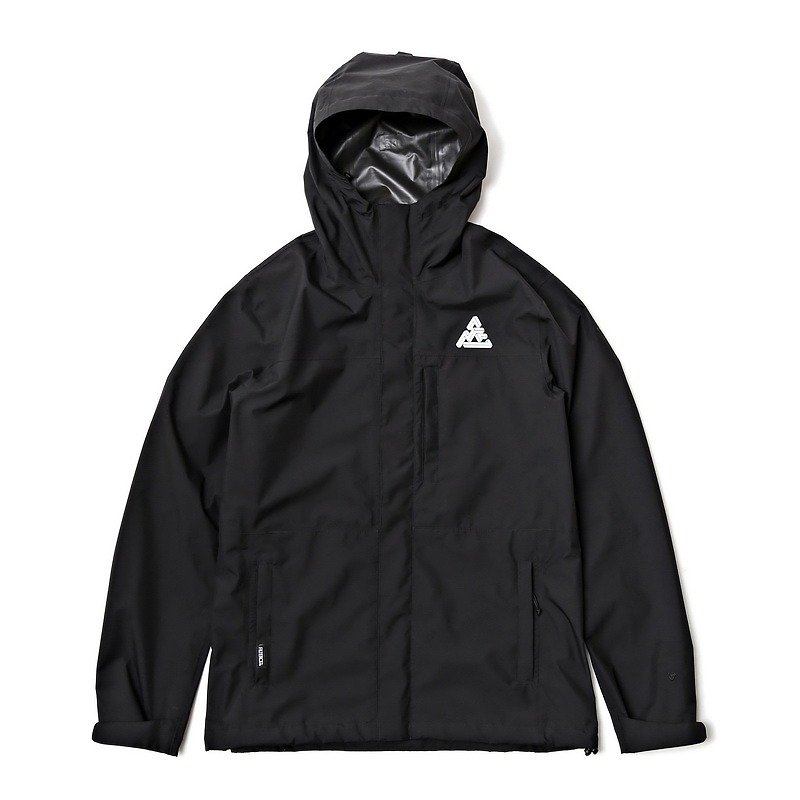 NIU xFILTER017 NF Soft Shell Jacket Knight waterproof jacket waterproof windbreaker - เสื้อสูท/เสื้อคลุมยาว - วัสดุกันนำ้ สีดำ
