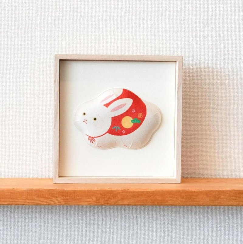 【喬遷禮物】吉祥玉兔緣起招福和紙掛飾 /小國和紙 - 擺飾/家飾品 - 紙 