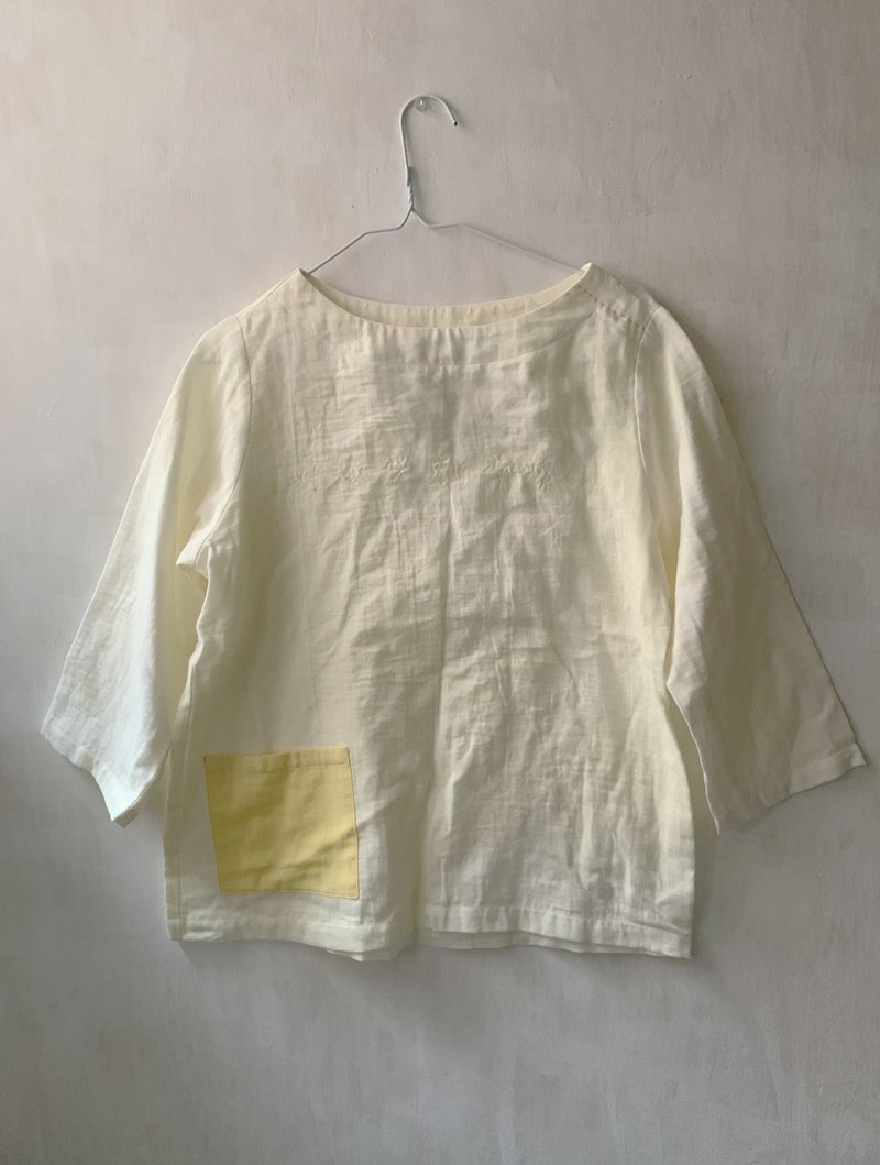 長袖短衫--無邊界的形 - 女上衣/長袖上衣 - 棉．麻 