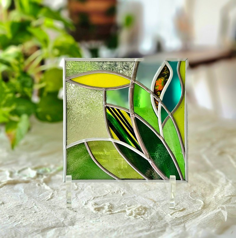 新作　One Earth Harmony -共に在る -Together as One卓上アート - 擺飾/家飾品 - 琉璃 綠色