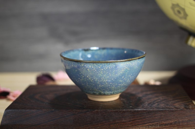 【送禮好物】120ml 天目釉 日式茶碗 茶杯 酒杯 鶯歌葉敏祥作 - 茶壺/茶杯/茶具 - 瓷 