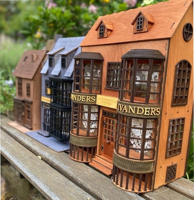 DIY Wooden Street of Diagon Alley, Harry Pottery Gifts,