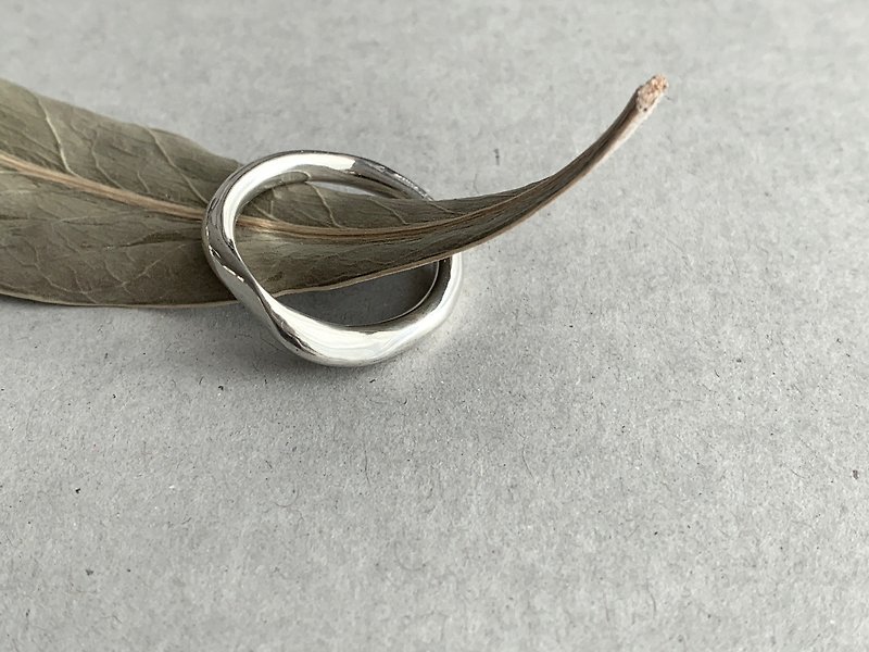 【SV925】kikkake / #1 or #2 : Ring(Large 3mm) - General Rings - Silver Silver