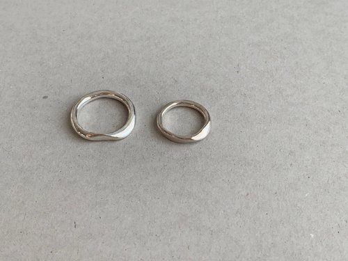 【SV925】kikkake / #1 or #2 : Ring(Large 3mm)