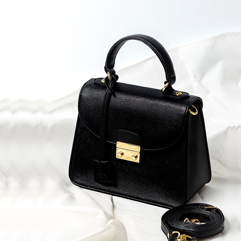 Mojiko Black Charcoal - Handbags & Totes - Faux Leather Black