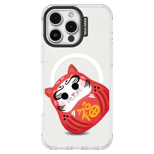 SOUL-CIAL Daruma達摩 Fuku Cat iPhone 手機殼 MagSafe 磁吸保護殼