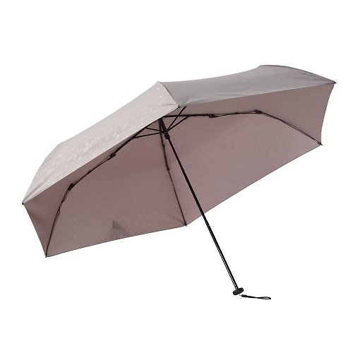 Boy Umbrellas boy三折碳纖版 極輕晴雨鉛筆傘 - 灰色壓花