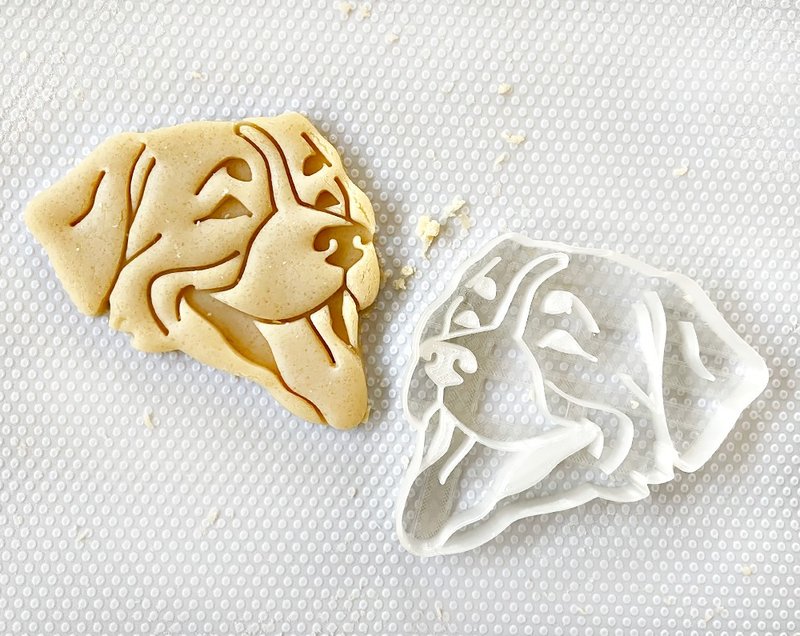 Bernese Mountain Cookie Cutter / Dog portrait cutter / 3D printed - 其他 - 塑膠 