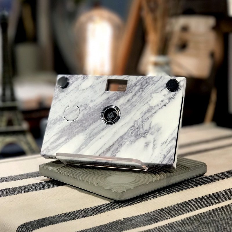 Paper Shoot paper camera, Stone Pattern - Ajax( 800MP Resolution) - กล้อง - กระดาษ ขาว