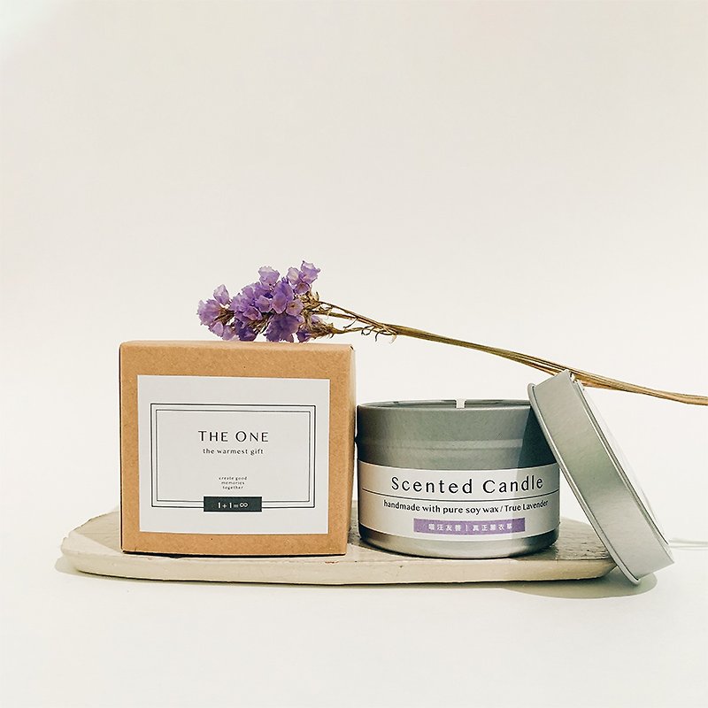 Meow Wang Friendly One | Genuine lavender natural essential oil scented candle - Candles & Candle Holders - Pottery 