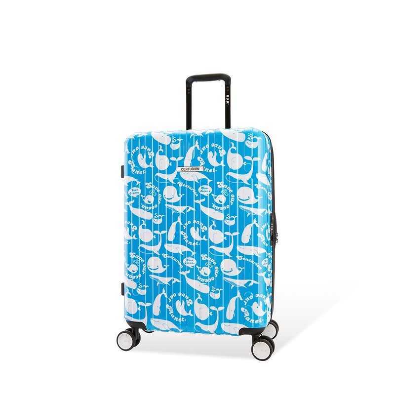 [CENTURION] 24-inch business class suitcase blue ocean suitcase - Luggage & Luggage Covers - Other Materials 