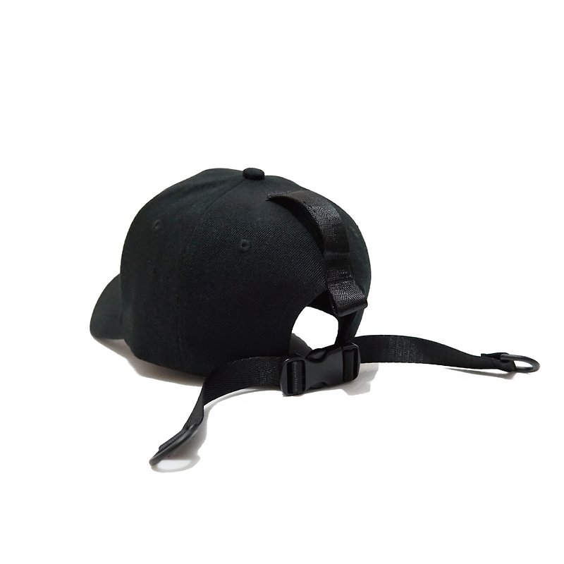 KAKY CAP 02-野球帽の機能（黒） - 帽子 - ポリエステル ブラック