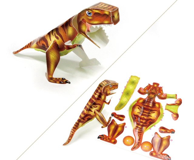 DIY]ティラノサウルスラプターモササウルストリケラトプス4個