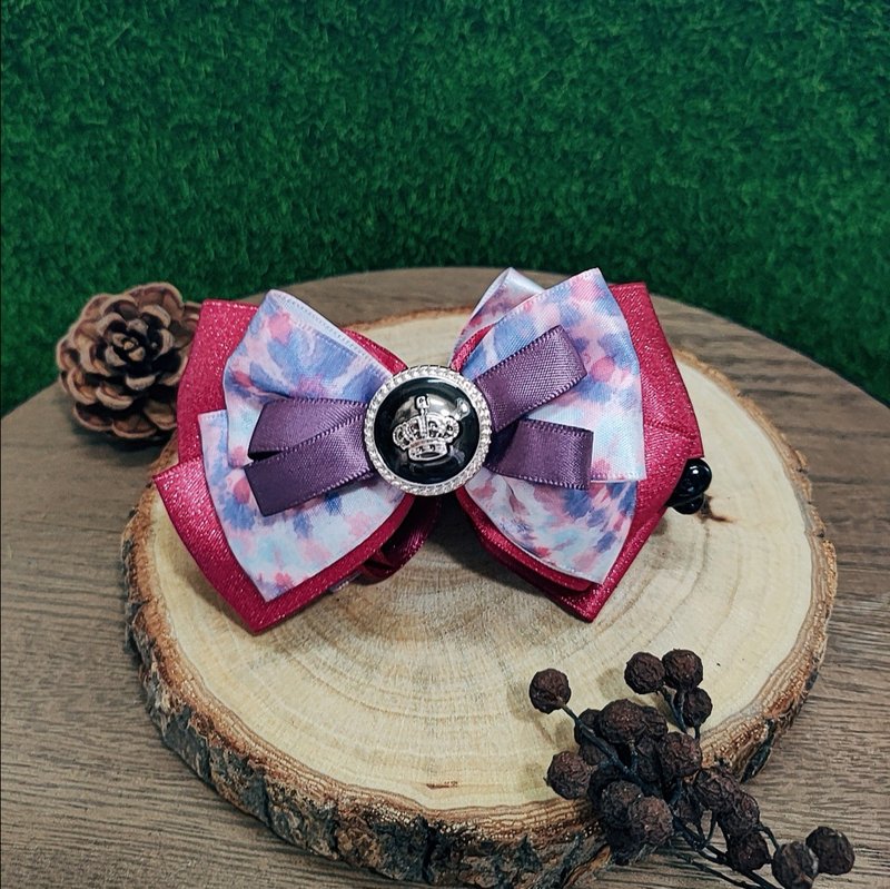 漸層香蕉夾- 學院風 - 髮夾/髮圈 - 其他材質 紫色