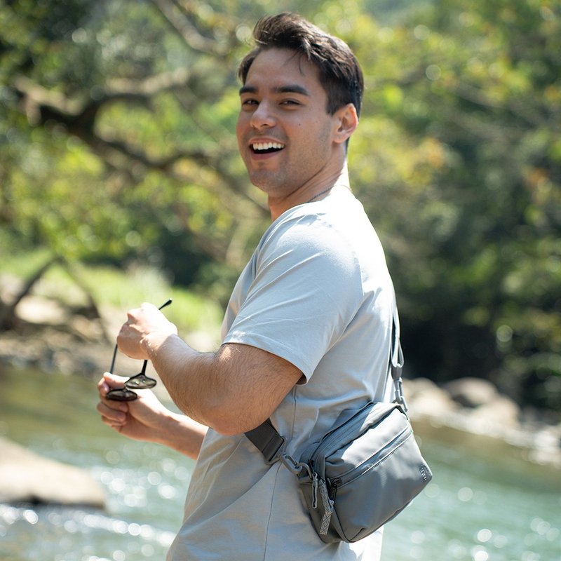 全境防水 機能側背包  Water_Shed STONE2_WR 碳素灰  2.5L - 側背包/斜背包 - 聚酯纖維 灰色