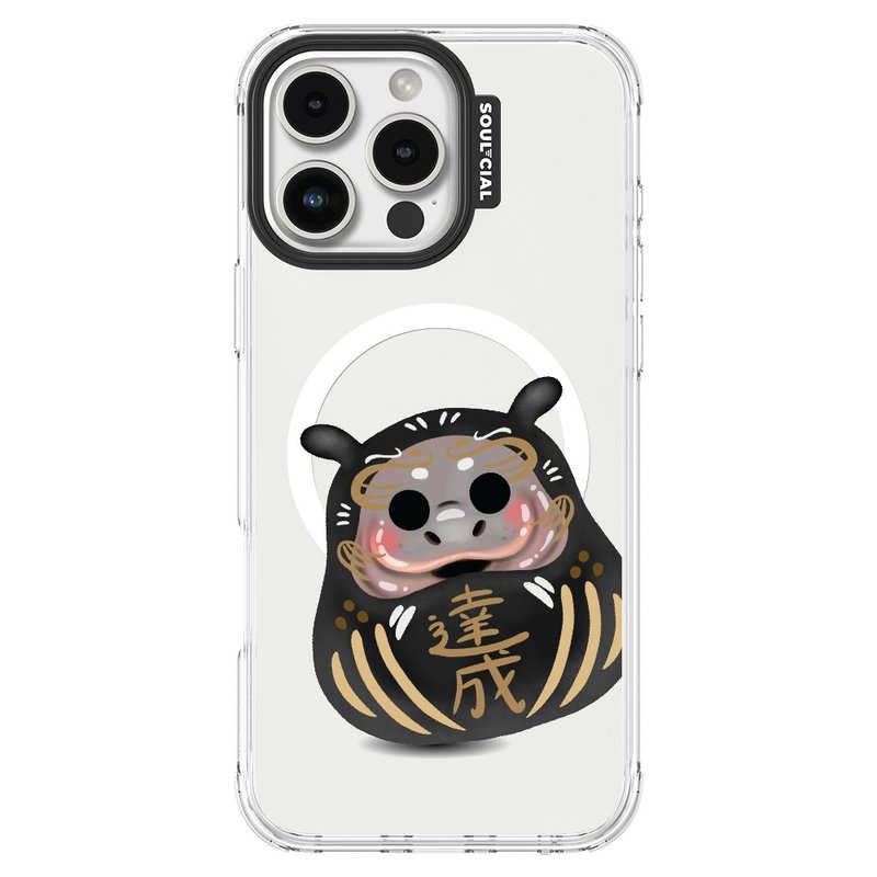 Daruma 達摩 Tassei Hippo iPhone 手機殼 MagSafe 磁吸保護殼 - 手機殼/手機套 - 其他材質 