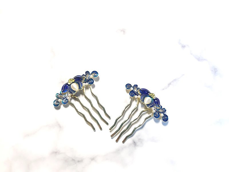 Ling Xiao- hairpin/comb styling - Hair Accessories - Other Metals 