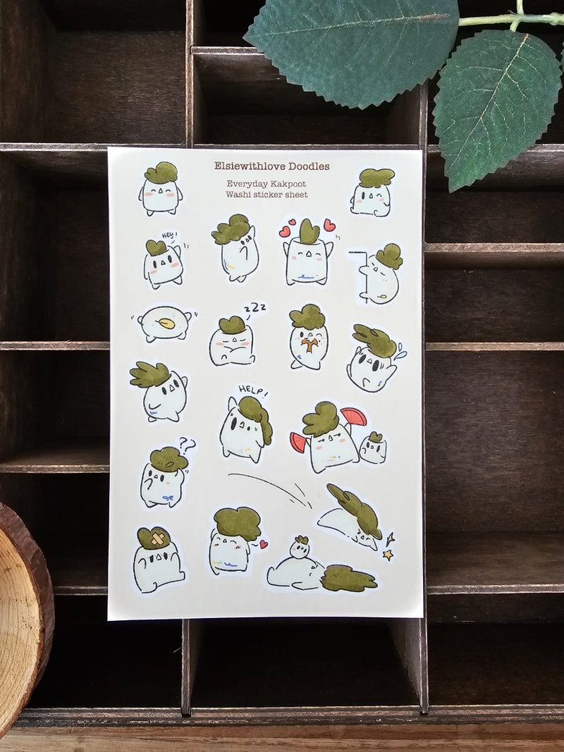 Everyday Kakpoot Sticker Sheet - 貼紙 - 其他材質 多色