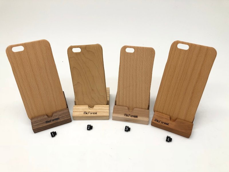 微森林--iPhone 6s--6s Plus 一體成形原木手機殼--快閃優惠品 - 手機殼/手機套 - 木頭 咖啡色