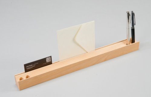 Bestar 木質文具禮品 實木 簡易風 桌上文具收納木座 長型筆盤