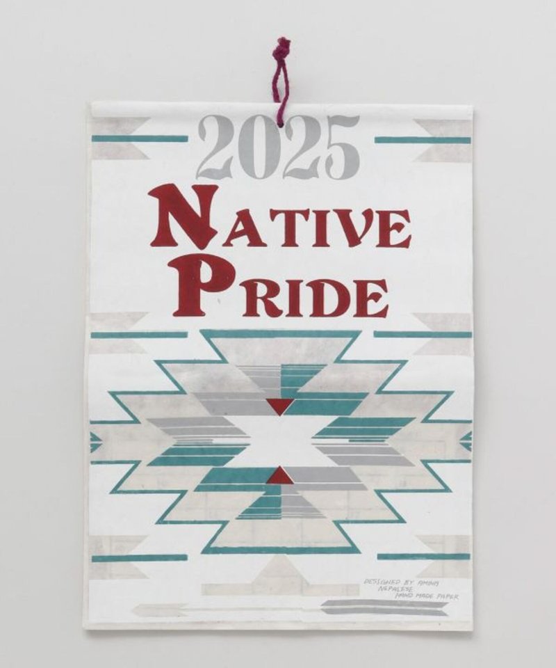 [Popular Pre-order] 2025 Annual Calendar Folk Custom Handmade American Tribal Calendar NSSP4306 - ปฏิทิน - กระดาษ 