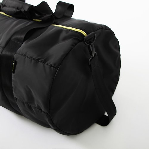 1STORY 圓筒背包．黑╳黃