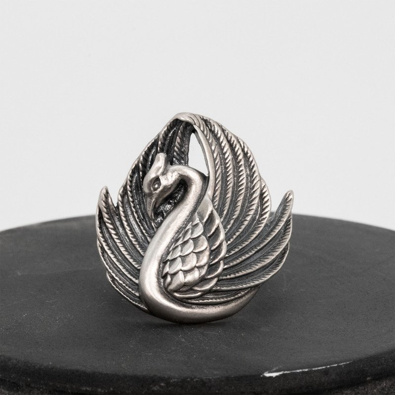 Phoenix Silver Ring – DUDAL - 戒指 - 純銀 銀色