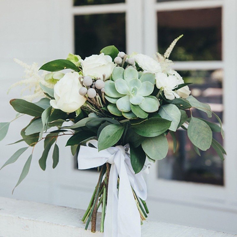 European style bridal bouquet - ตกแต่งต้นไม้ - พืช/ดอกไม้ 