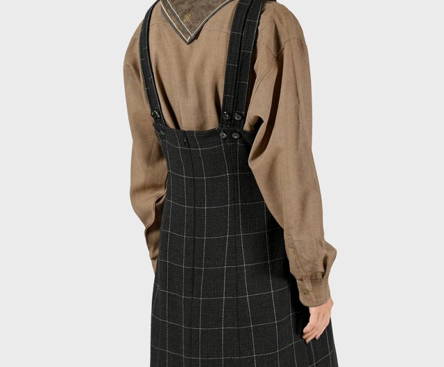 wool overall dress