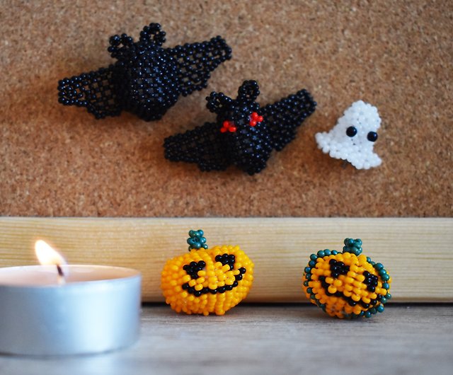 Beads with Bead Pen Kit - Spooky Pumpkin Patch Ghost Gnome with