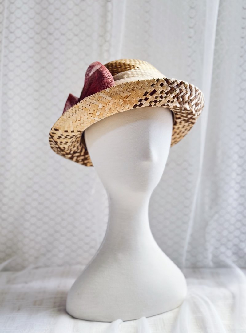 Straw hat- Clara - 帽子 - 植物．花 