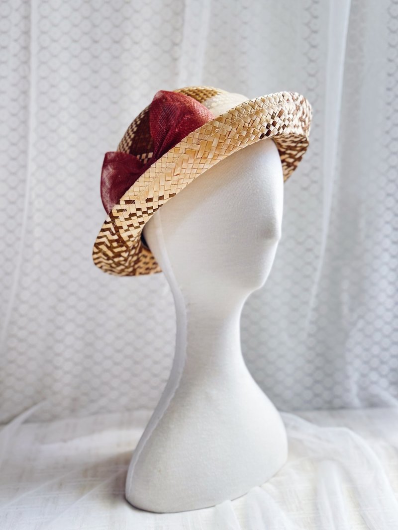 Straw hat- Clara - 帽子 - 植物．花 