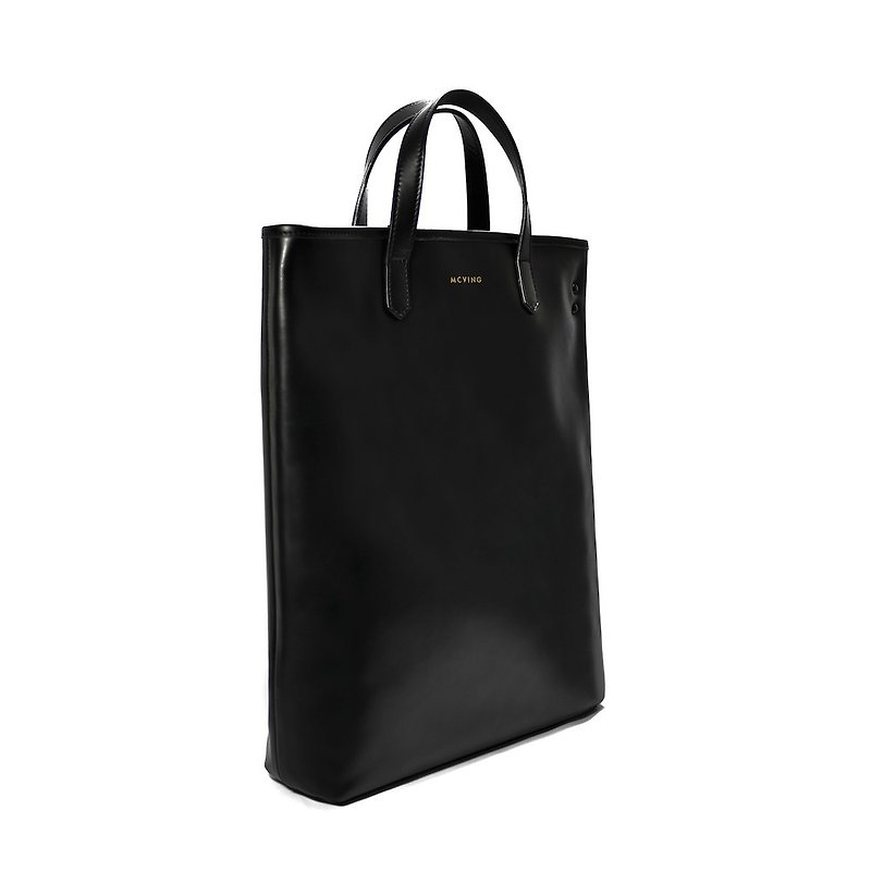 Black Italian leather back to the top - Handbags & Totes - Genuine Leather Black
