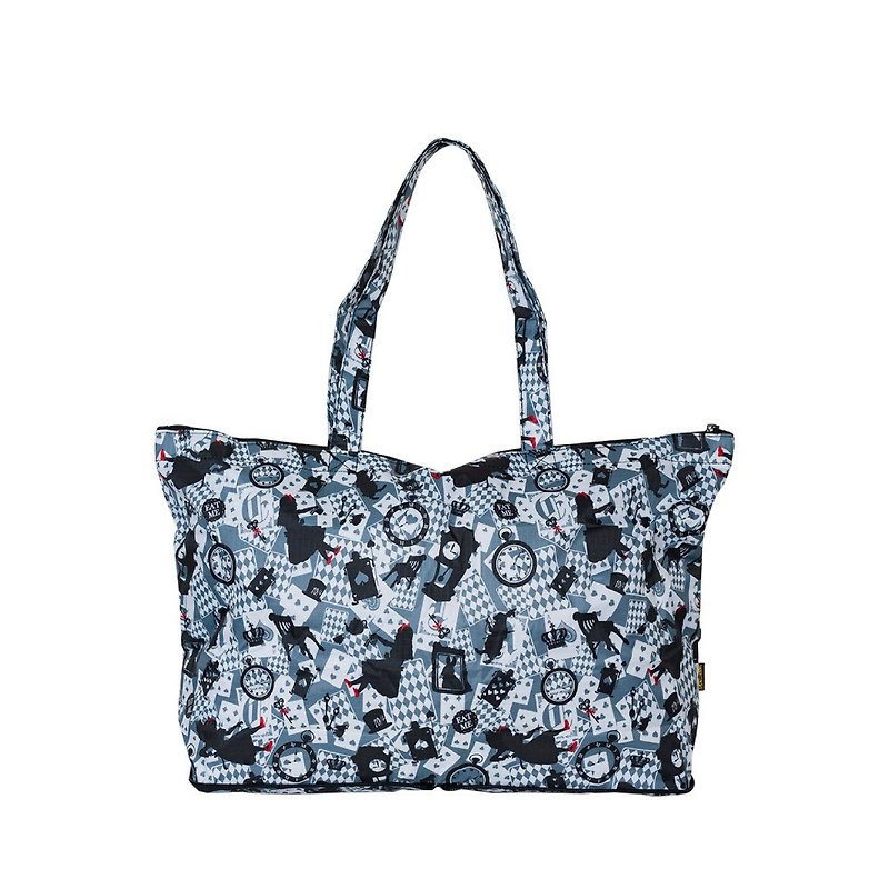 [HAPI+TAS] Japanese original factory authorized folding tote bag - new version of gray Alice - Handbags & Totes - Polyester Multicolor