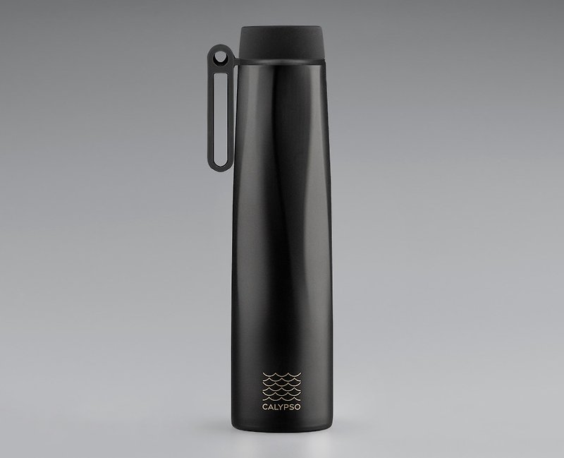 【香港品牌CHILI】 Calypso Bottle - 保溫瓶 750毫升 - 保溫瓶/保溫杯 - 其他金屬 黑色