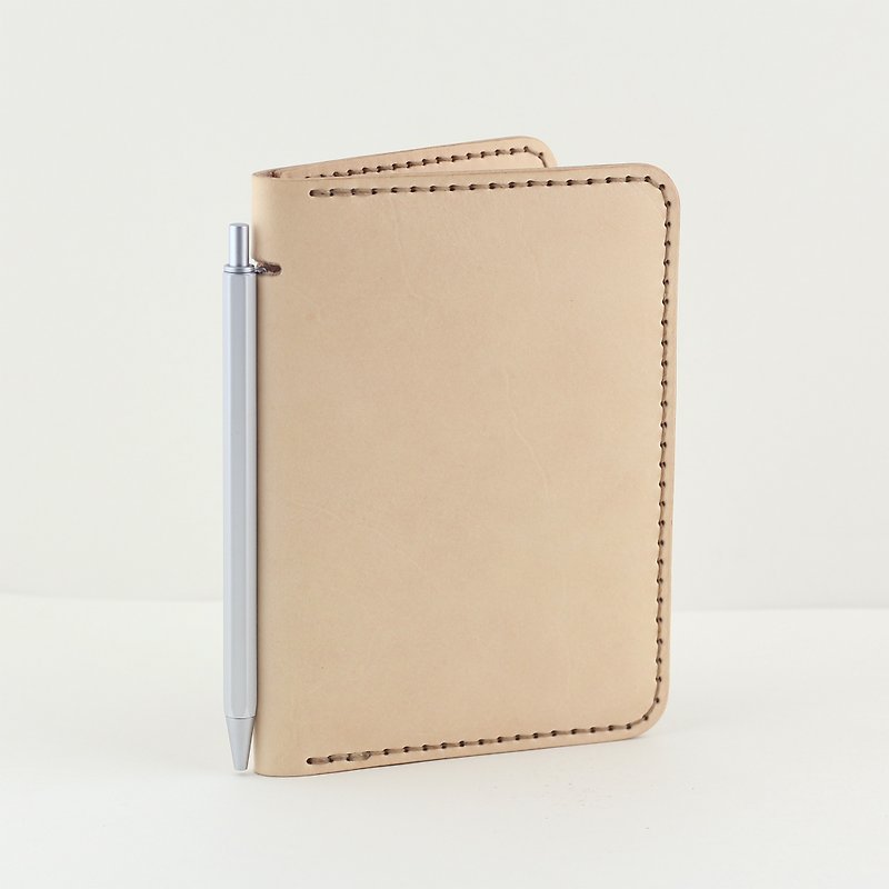 Multifunctional Passport Holder/ Passport Holder/ Notepad - Original Leather - Passport Holders & Cases - Genuine Leather Brown