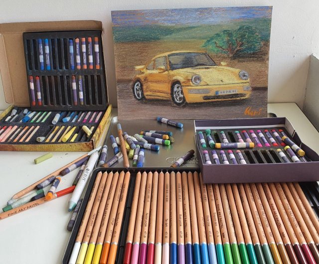 ポルシェ 車 911 絵画 スポーツ クラシック オート オリジナル