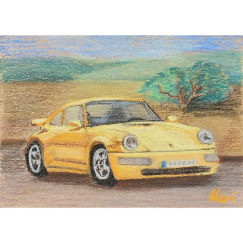 車の絵　ポルシェ 500x0.jpg