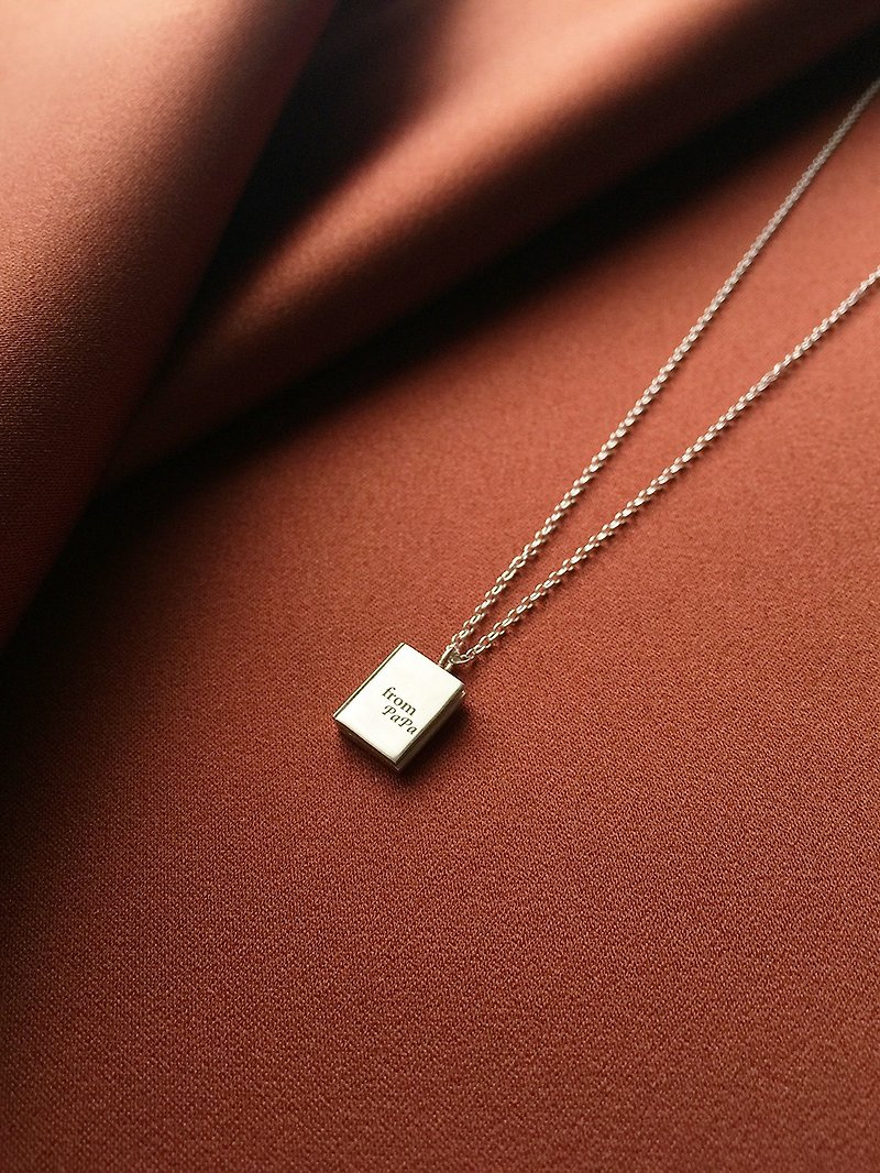 Mini Bible Necklace Sterling Silver - Necklaces - Sterling Silver Silver