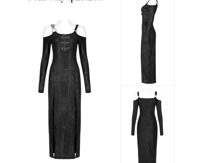 Gothic Witch Gorgeous High Slit Dress/ Dress - Shop PUNK RAVE Evening  Dresses & Gowns - Pinkoi