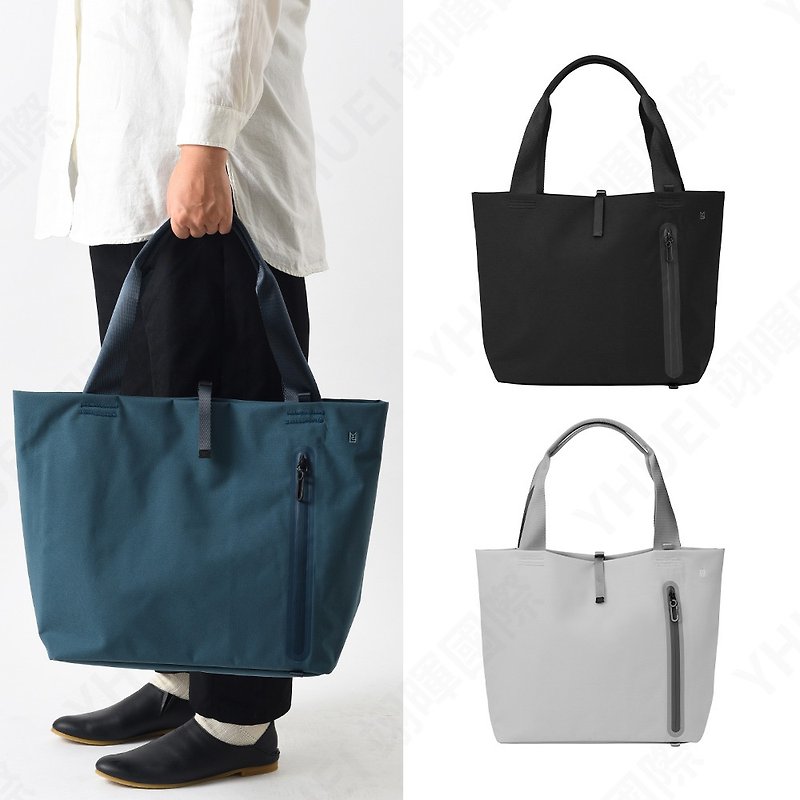【MILESTO】LIKID series commuter-strength waterproof tote bag-three colors optional - Handbags & Totes - Polyester Multicolor
