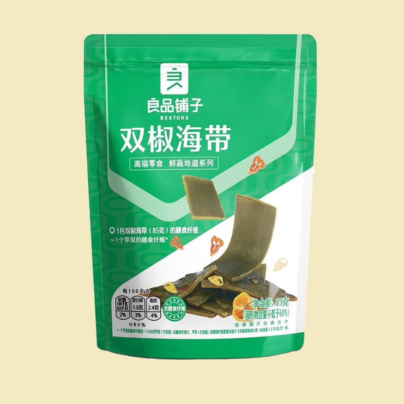 Bestore Double Pepper Kelp Kelp Silk Kelp Slices Braised Kelp - 85g - Set of 3 - Snacks - Other Materials 